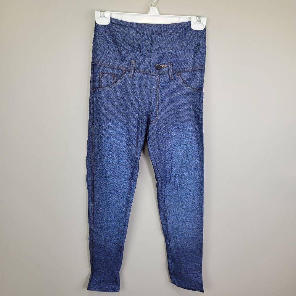 Dren Designs Faux Denim Leggings Tall‎ and Curvy
